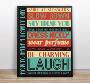 Inspirational quote print poster quote print by angelaferrara, $17.99