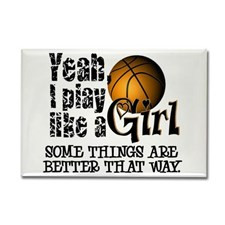 Girls Basketball Quotes Fridge Magnets