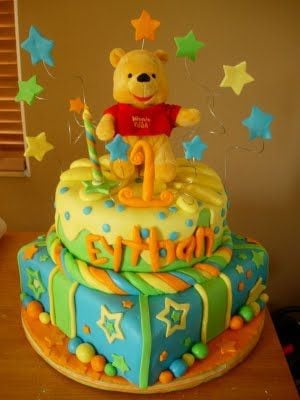 winnie the pooh cake I LOVE THIS!! This would be awesome for Williams ...