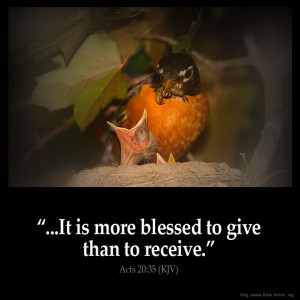 Acts 20:35 Inspirational Image