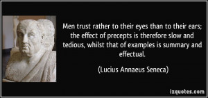 Men trust rather to their eyes than to their ears; the effect of ...