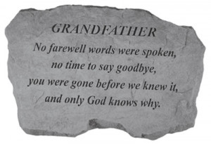 Sympathy for Grandfather Grandpa Sympathy Poems