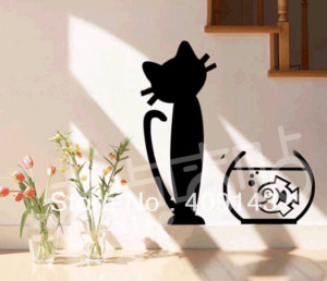 Fish Tank Removable Wall Stickers PVC Art DIY Decoration Decals Quotes ...