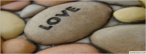 Love Stone Heart Pebbles Facebook Timeline Cover