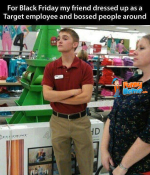 Funny Memes – Dressed up as a Target employee