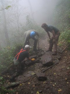 Both of these all-volunteer trail crews are led by paid trail crew ...