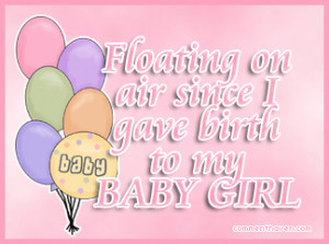 Floating Since Birth Girl picture for facebook