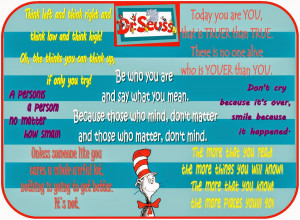 Dr. Seuss, we thought we would share some of the wonderful Seuss ...