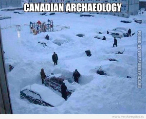 Funny Picture - Canadian archaeology