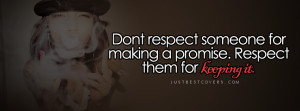 Click to get this dont respect someone facebook cover photo