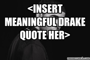 Generate a meme using drake