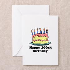 Happy 100th Birthday - Personalized! Greeting Card