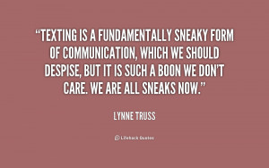 The Joy Of Texting By Lynne Truss