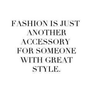 Fashion accessories with new style quotes