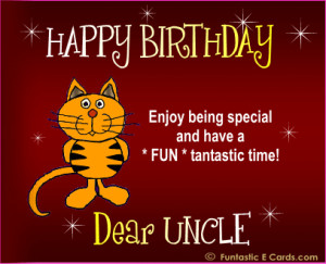 Uncle birthday card uncles