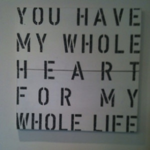 ... meant to be. I feel complete when we are together and empty when we