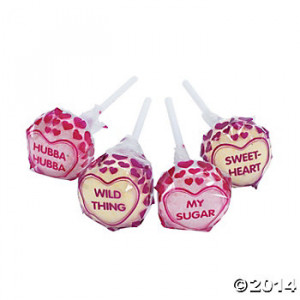 Valentine Lollipops. Each 1