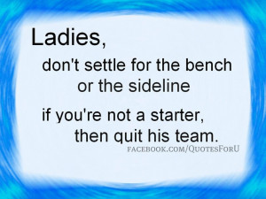 don't sit on the sidelines!