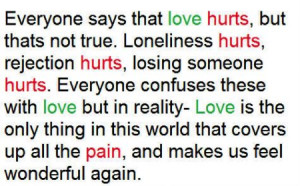 Love Quotes loneliness rejection hurt losing wonderful