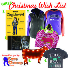 Our Classy Show Girl Shirt made the Sure Champ Christmas Wish List ...