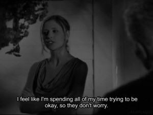... worry spike Buffy the vampire Slayer buffy summers pretend IB flooded