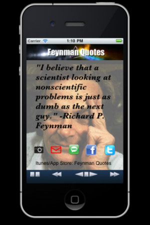 Feynman Quotes Entertainment iPhone & iPod Touch App Review & Download