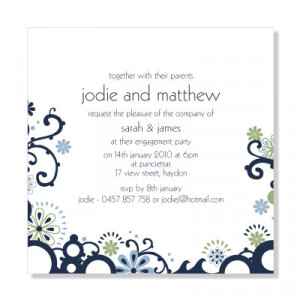 Home » Engagement Invitations » Modern Engagement Invitations ...