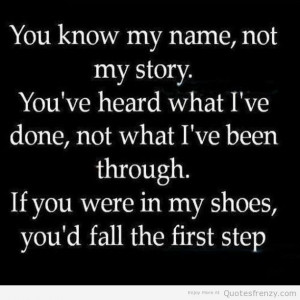 You Know My Name Not My Story