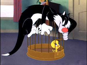 my favorite sylvester and tweety cartoon is i taw a putty tat from ...