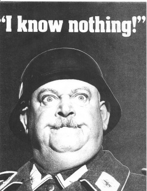 Hogan's Heroes Schultz I Know Nothing