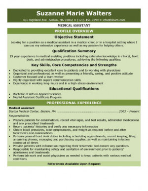 Medical Assistant Resume Guide
