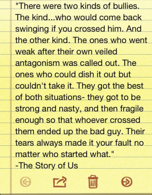 Bullies // The Story of Us