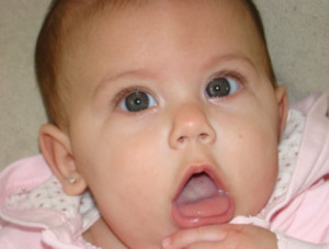 Black Baby Boy With Funny Facial Expression