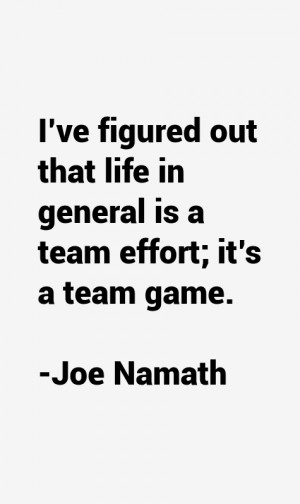 Joe Namath Quotes & Sayings