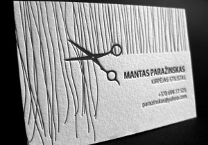 ... of business card designs hair stylist letterpress business card design