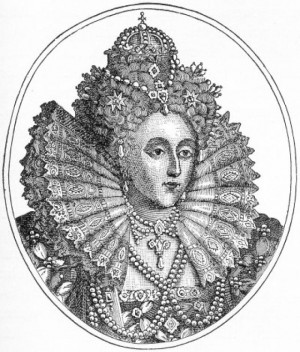 Queen Elizabeth I - Adapted from an image in the public domain ...