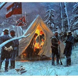 Strategy in The Snow Mort Kunstler Stonewall Jackson Robert E Lee 1862