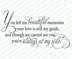 Beautiful Memories Word Art