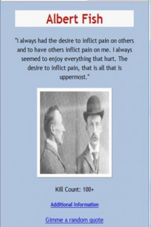 View bigger - Serial Killer Quote of the Day for Android screenshot