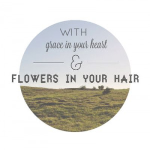flowers in your hair