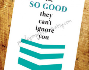 Chevron quote poster 