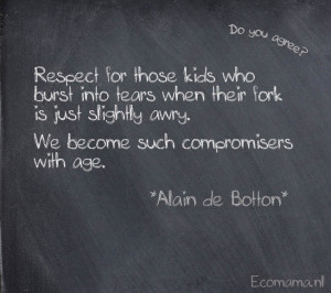 Quote Alain de Botton 'Respect'