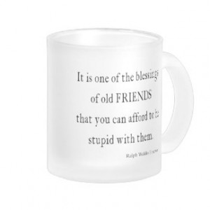 Vintage Emerson Friendship Blessing Quote Coffee Mug
