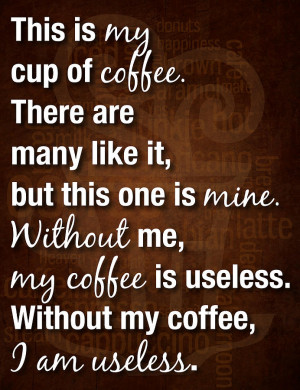 Coffee helps me overcome fatigue. I feel relax and tension-less after ...
