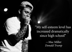 Mac Miller : Bitches on my dick that used to brush me off in high ...