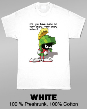 Looney Toons Marvin The Martian Funny T Shirt