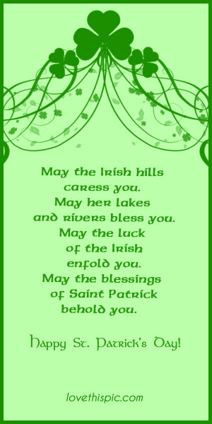 May the Irish hills