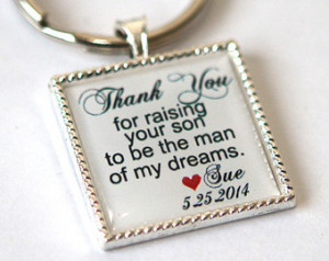 ... gift, father in law gift, mother in law gift, custom quote keychain