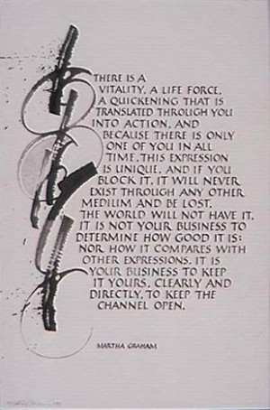 Martha Graham Quote