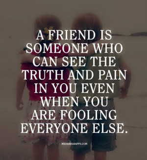 ... people you call friends is something we all need to do now and again